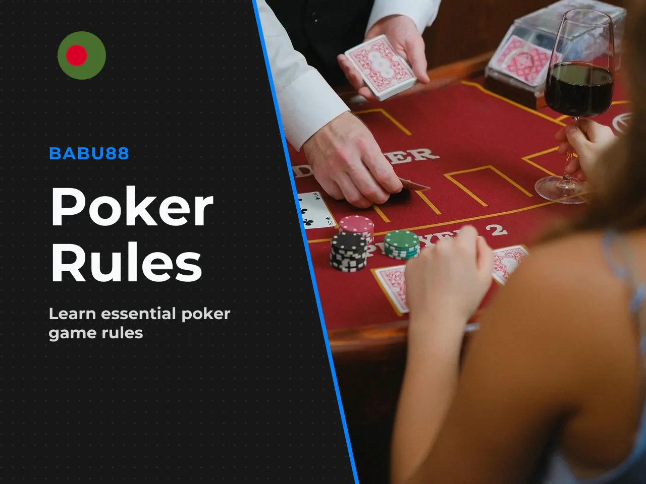 Deal, Table Action and Player Decisions. A hand begins with the posting of forced blind bets (small blind and big blind). Players then receive two private cards, and the decision-making phase begins.