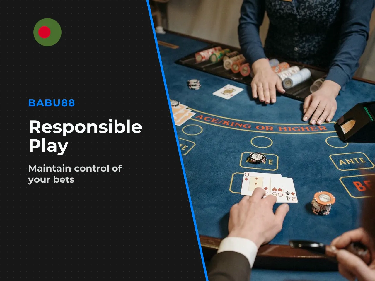 Responsible Gambling Tools. Babu88 offers a set of tools to help you stay in control of your betting activity. These features are accessible from the "My Account" section after login:
