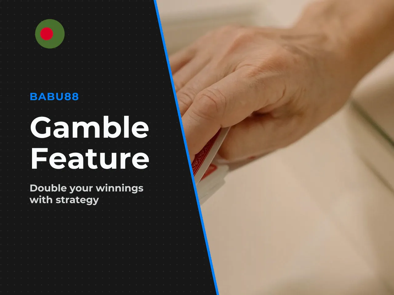 Gamble option and base game rhythm. After any winning spin the gamble feature lets you risk the payout by guessing the colour (double) or suit (quadruple) of a face-down card. While the mechanic is st