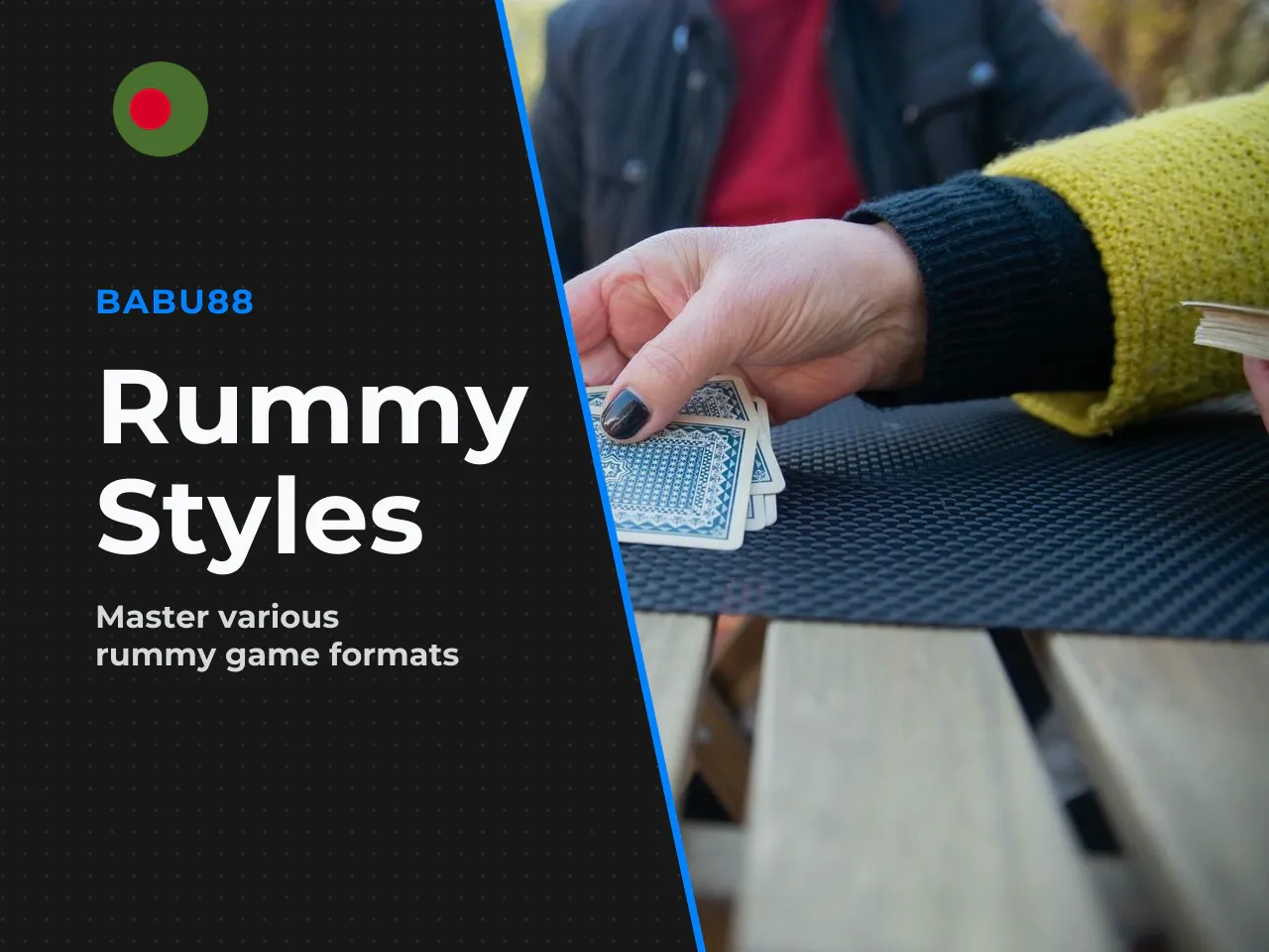 **Points Rummy** is the fastest format and the most common starting point for beginners — each game resolves in minutes. **Pool Rummy** demands sustained concentration across many rounds. **Deals Rumm