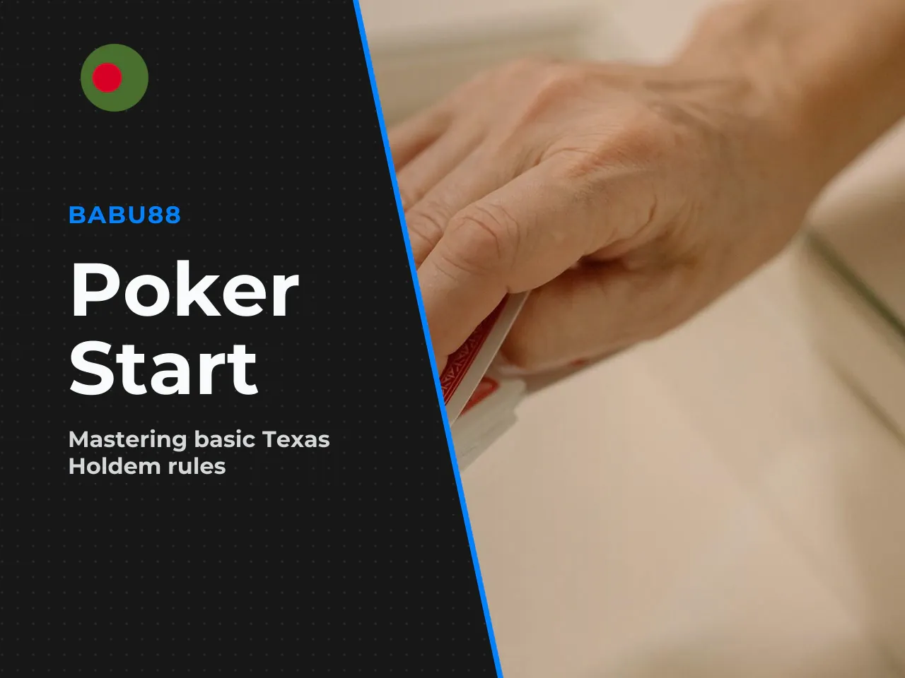 Why Hold'em Is the Usual Starting Point for Beginners. Hold'em is the standard starting point because of the simplicity of its rules, the abundance of tutorial videos and the availability of free tour
