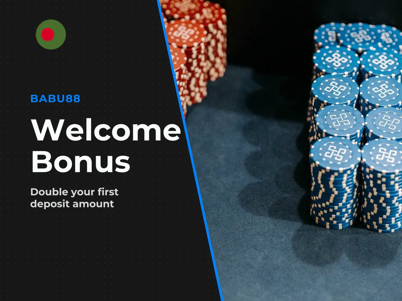 Welcome Bonus and First Deposit Offers. The welcome bonus is a standard mechanic where the operator matches or increases your starting amount. On Babu88, the **standard sports bonus is +100% on the fi