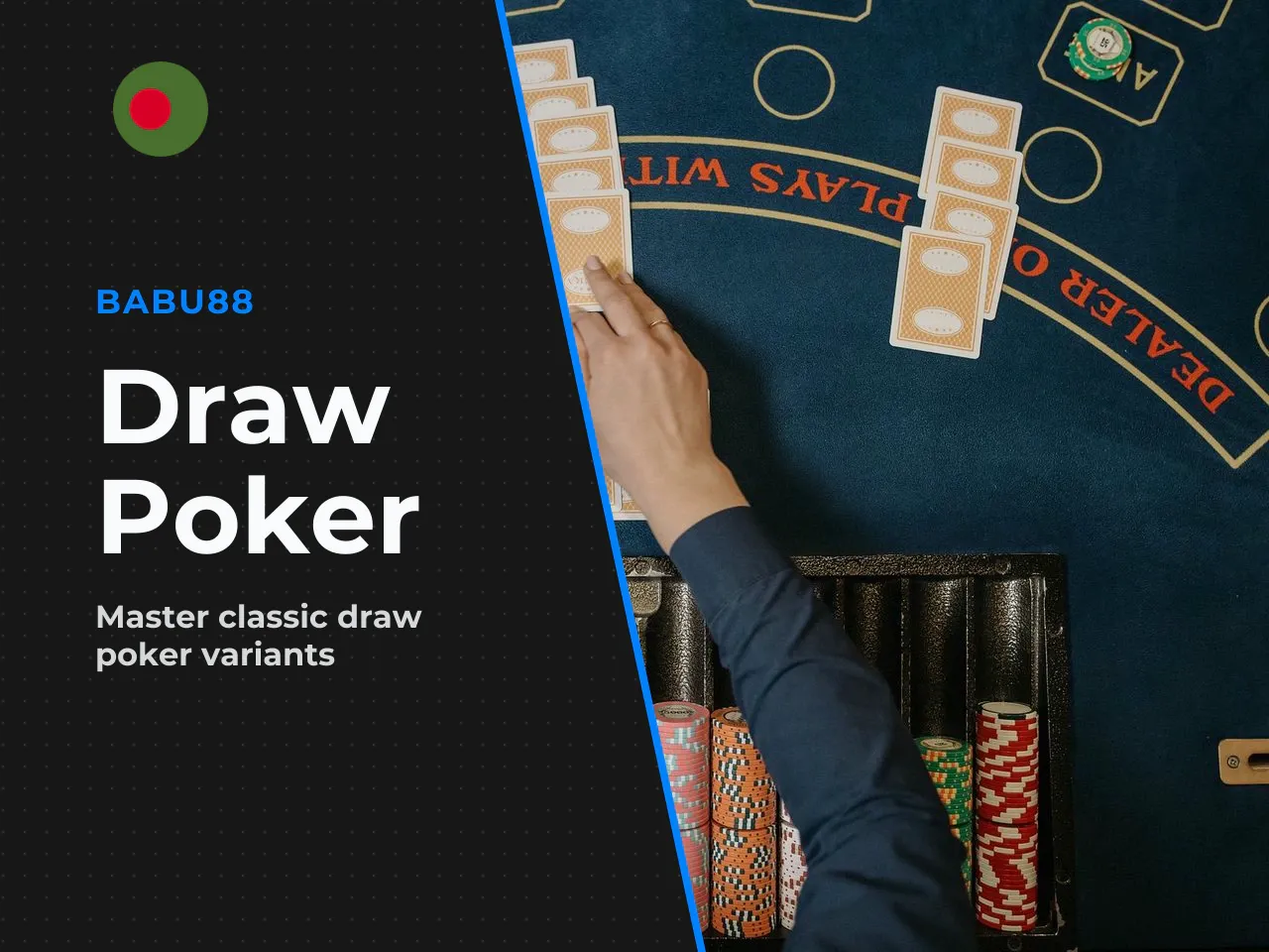 Draw-Style Poker and Other Variants. Draw games such as Five-Card Draw eliminate community cards entirely, relying solely on private hands. Players receive five cards and may exchange some of them to