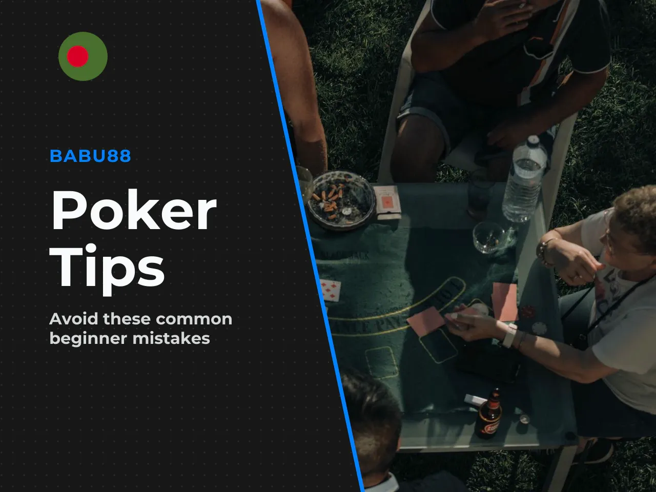 Common Beginner Mistakes in Online Poker. The top mistakes at the start include playing more than 35 % of starting hands, ignoring positional strength and attempting hero-call bluffs at micro-stakes.